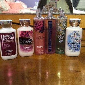 Bath & body works fragrance and lotion